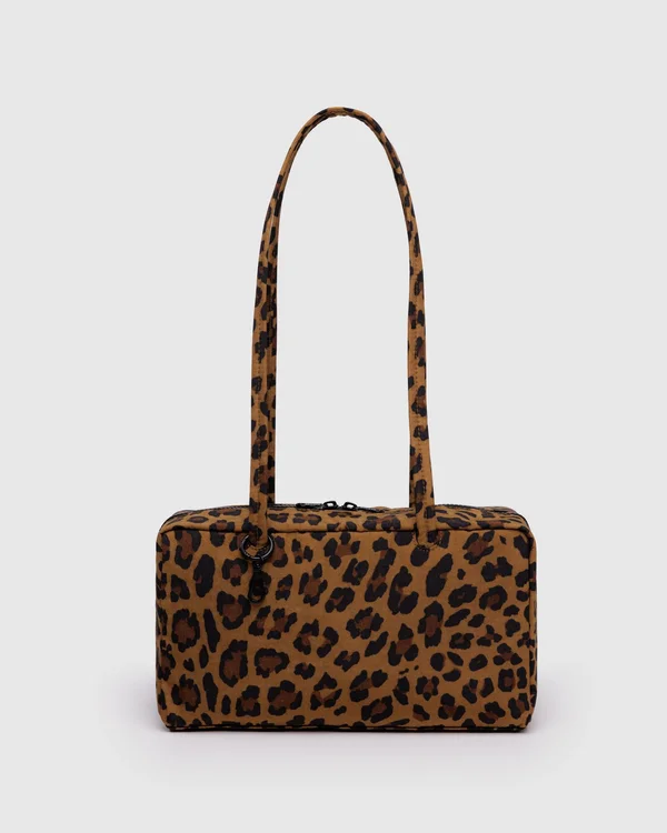 Nylon Bowler Bag - Leopard - Material: heavyweight-nylon