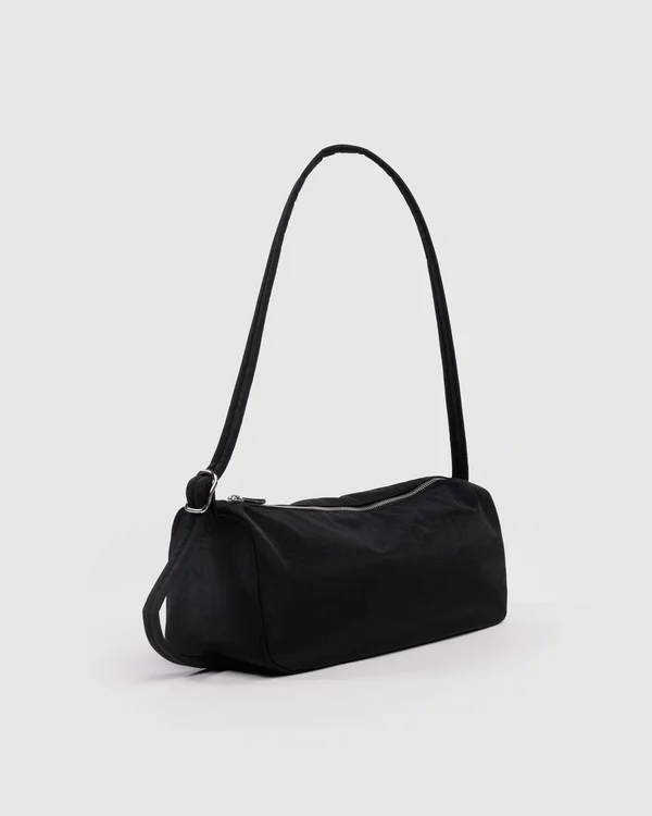 Nylon Loaf Bag - Black - Material: heavyweight-nylon