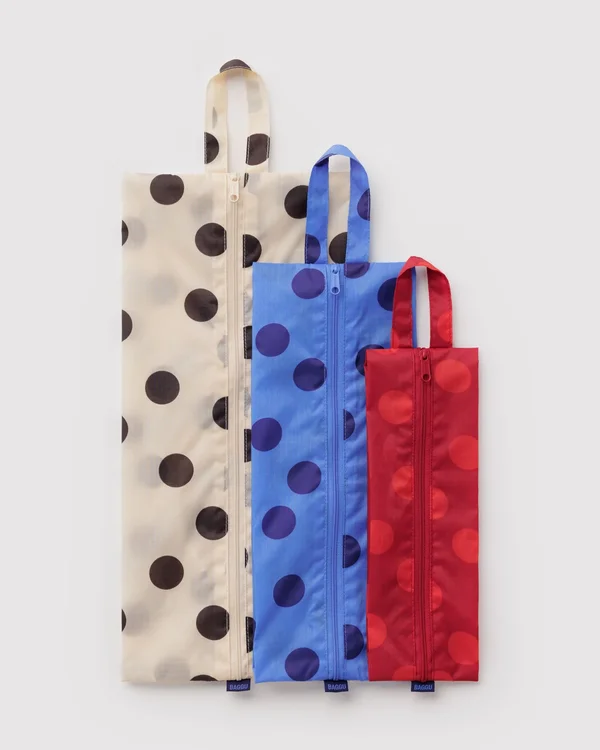 3D Zip Set - Polka Dot Mix