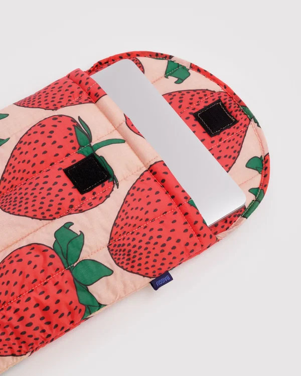 Puffy Laptop Sleeve 13"/14" - Strawberry - Size: OS