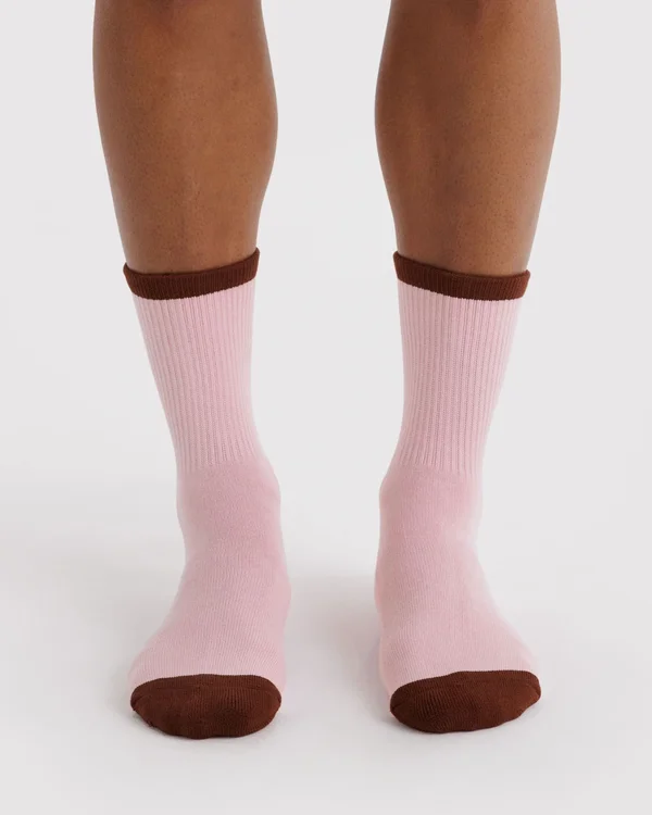 Ribbed Sock - Blush Mix