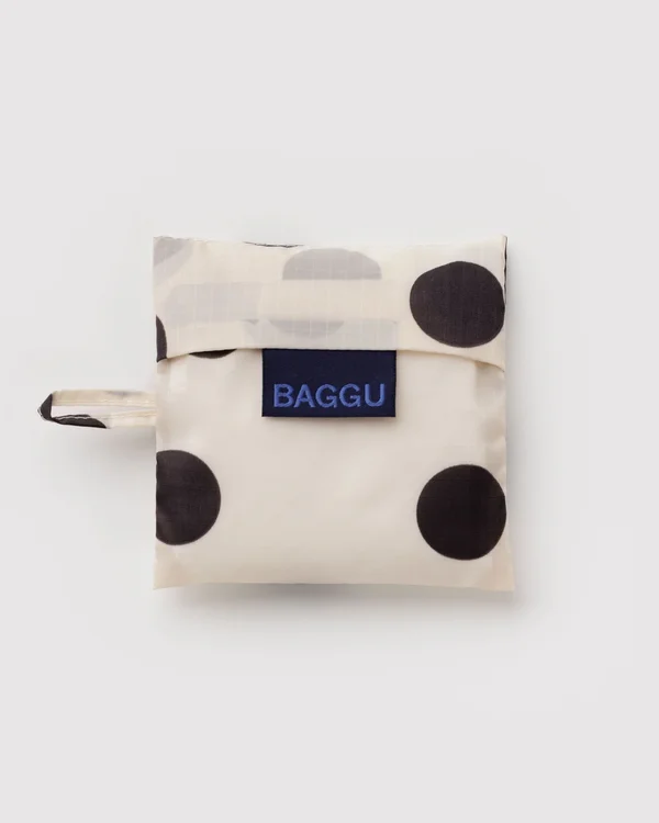 Baby Baggu - Cream and Black Polka Dot - Size: OS