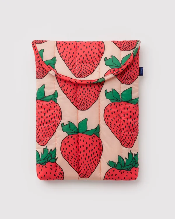 Puffy Laptop Sleeve 13"/14" - Strawberry - Size: OS
