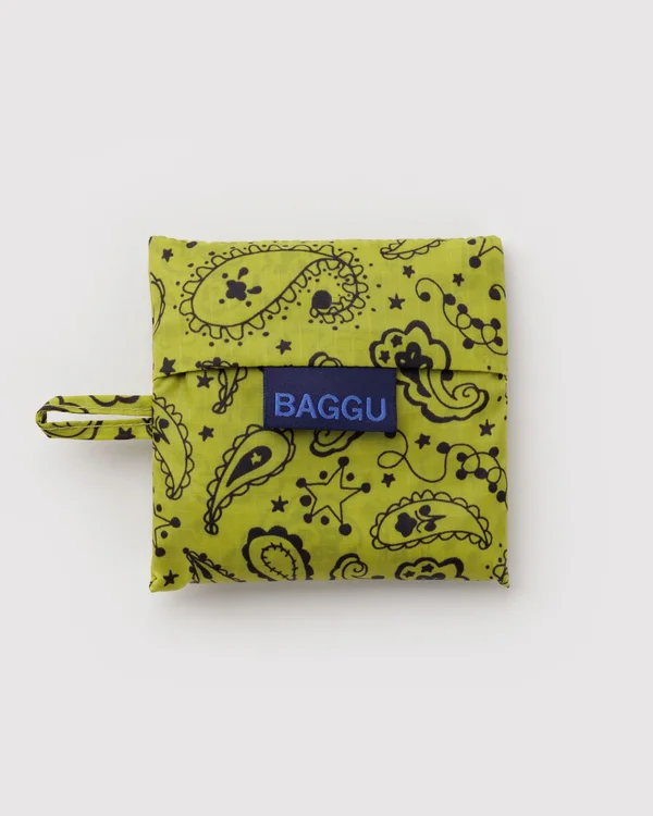 Baby Baggu - Chartreuse Paisley - Size: OS